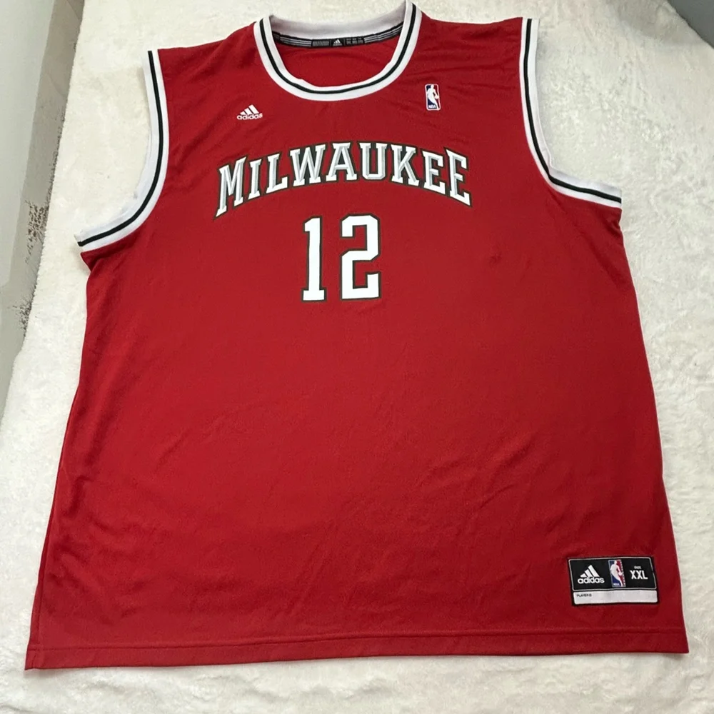 Milwaukee Bucks Adidas Red Adult XXL NBA Jersey - Picture 2 of 10